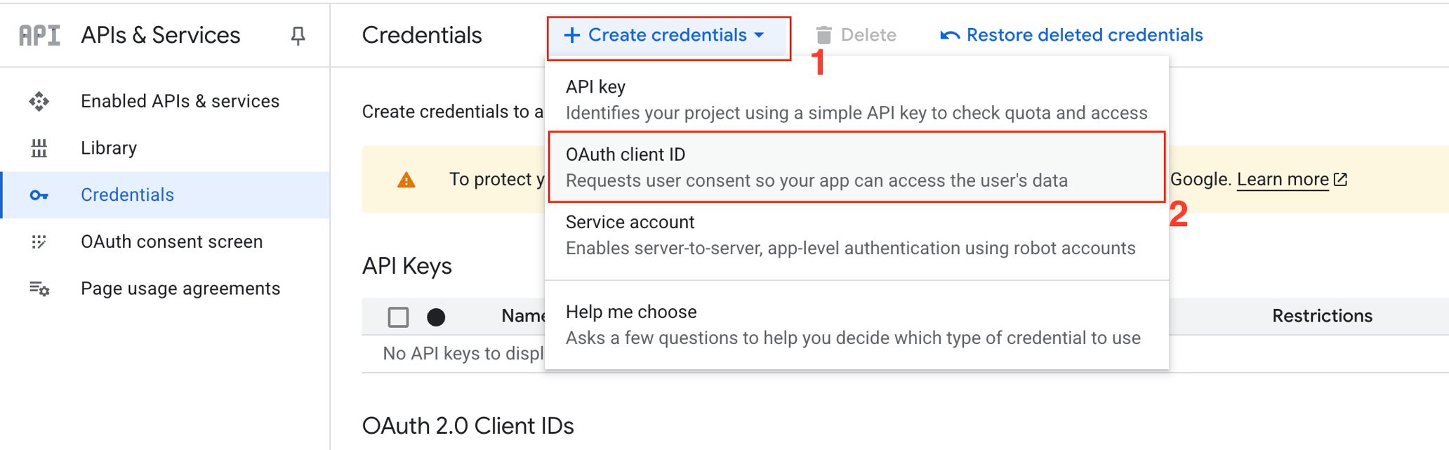 Google admin console