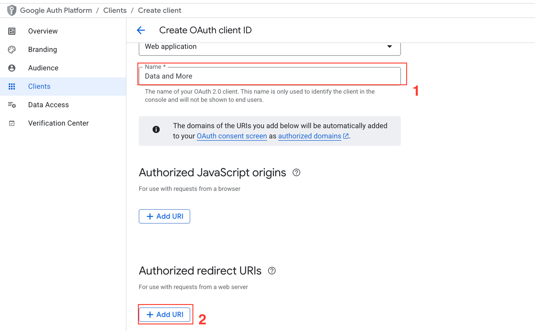 Google admin console